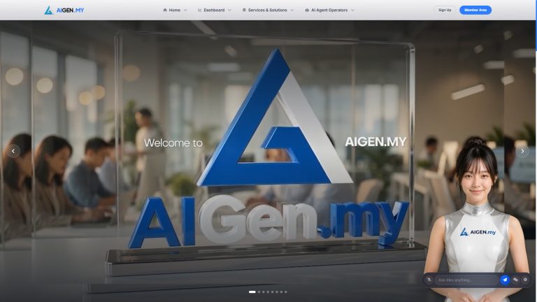 AIGen.my — Malaysia’s leading AI Agent platform  — AI Motion Centre | Malaysia AI Photography & Video