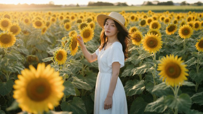 Among the Sunflowers — AI Motion Centre | Malaysia AI Photography & Video