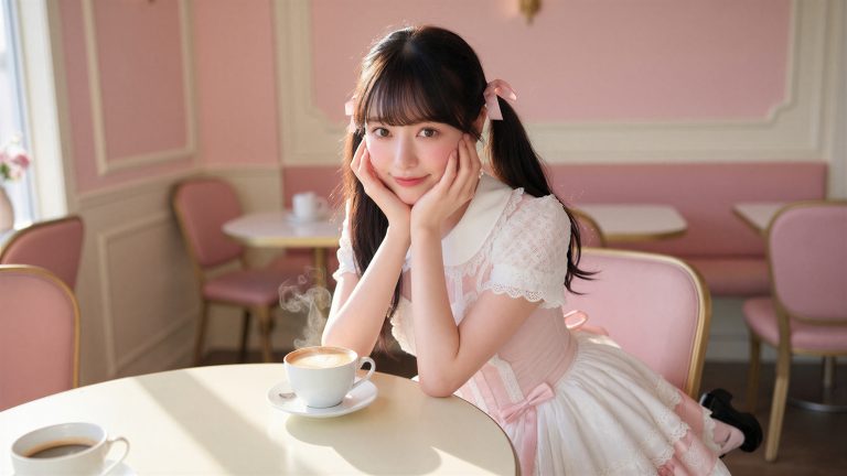 Pink Café Reverie — AI Motion Centre | Malaysia AI Photography & Video